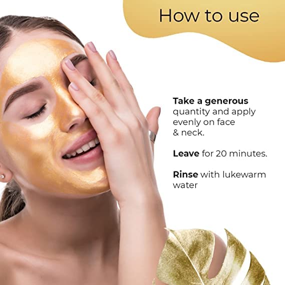 24K Gold Hydrating Skincare Set with Hyaluronic Acid Serum, Pore-Tightening Toner & Gold Facial Mask - For Glowing Skin | Pilgrim 24K Glow & Hydration Combo Kit | Perfect for Daily Skincare Routine & Spa Night