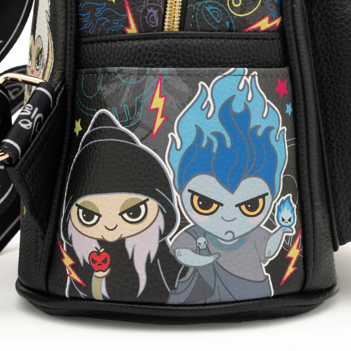 Villains Chibi Leather Mini Backpack for Women - Cute Small Crossbody Purse for Disney Fans, Cosplay & Daily Use | Perfect for Theme Parks, Shopping & Travel Accessories