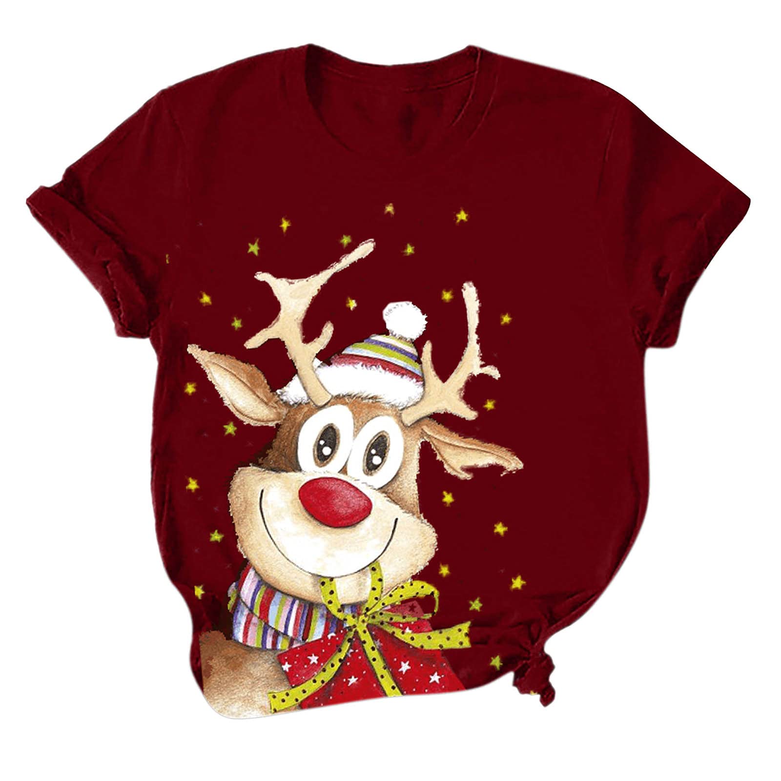 Women's Casual Short Sleeve Graphic Tee Shirts - Soft Cotton Pullover Tops for Everyday Wear | Perfect for Streetwear, Lounge & Casual Outfits