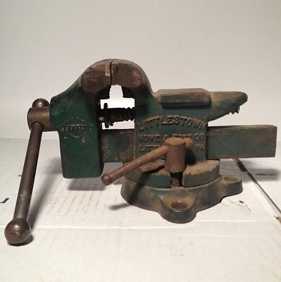 Littco #112 Swivel Anvil Bench Vise with Pipe Clamp 3.5