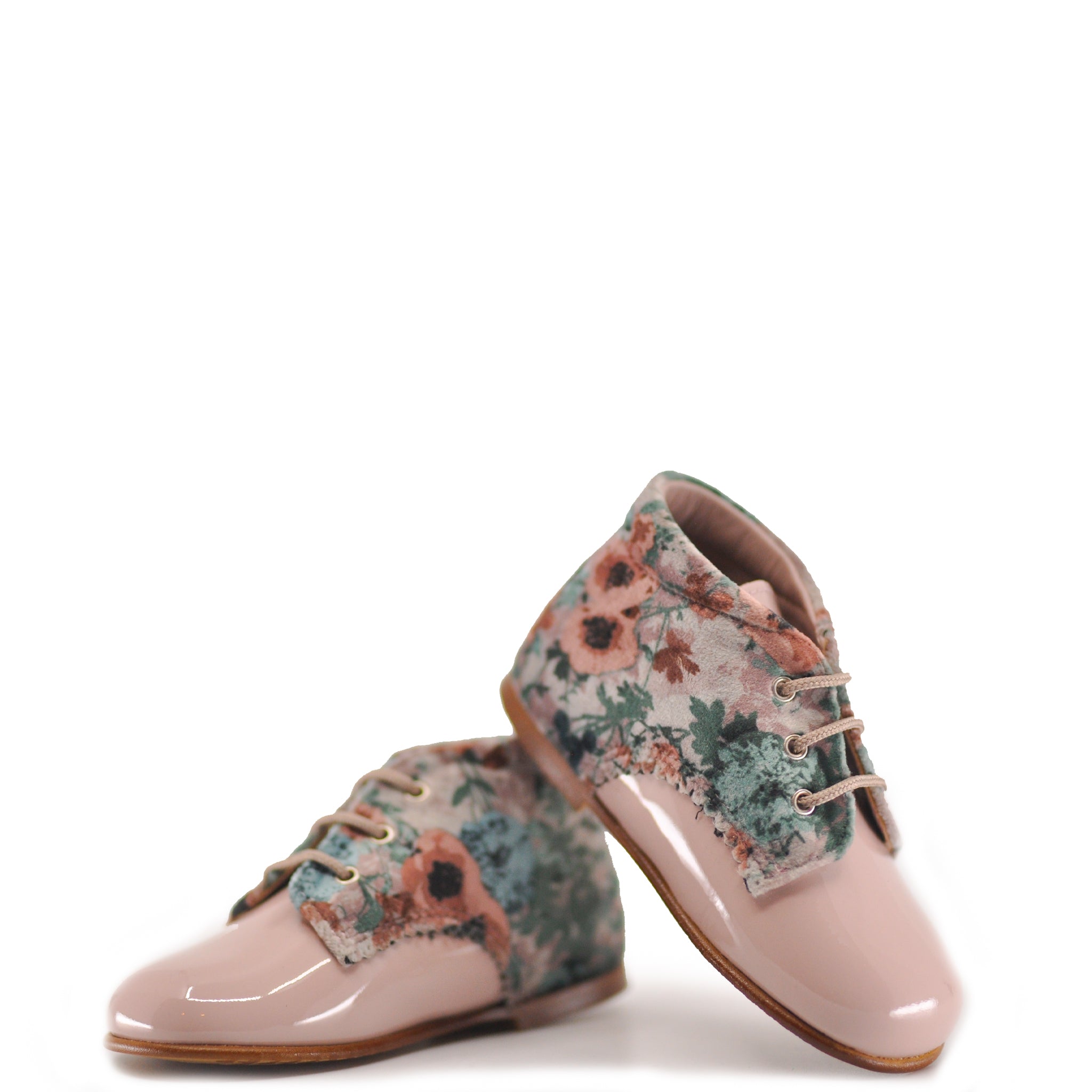 Rose Floral Velvet Baby Booties - Soft & Comfortable First Walkers for Newborns & Infants - Perfect for Photo Shoots, Baby Showers & Special Occasions