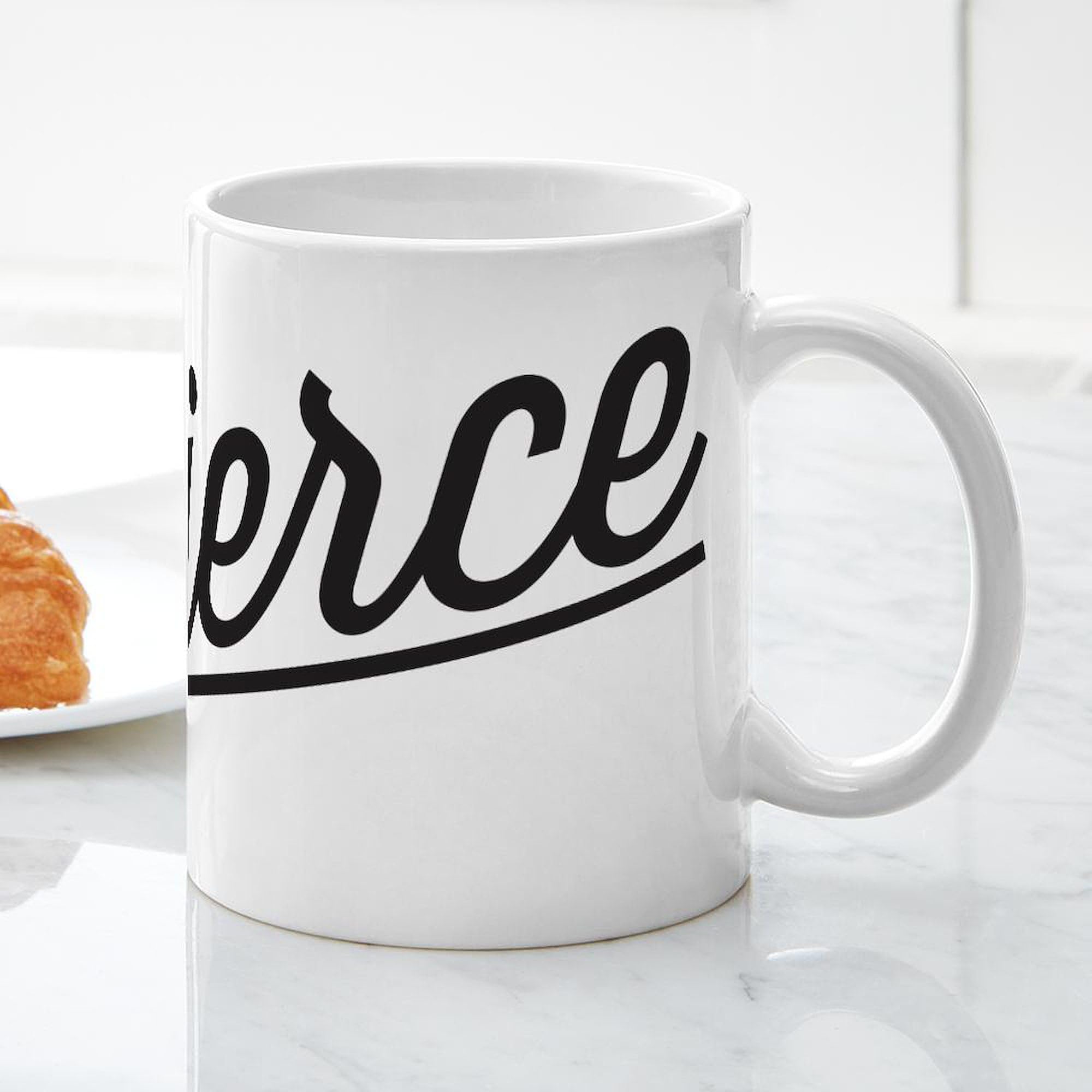 Fierce Ceramic Coffee Mug 11 oz (325 ml) - Insulated Travel Mug for Hot & Cold Drinks, Perfect for Office, Home, or Camping - CafePress