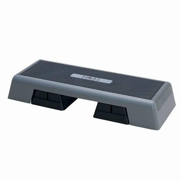 HART Small Aerobics Steps - Adjustable Workout Stepper for Home Exercise, Cardio Training & Fitness - Perfect for Aerobics, Step Workouts & Home Gym