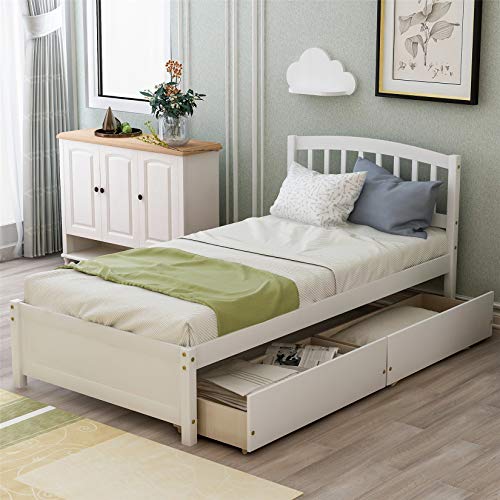White With Drawers