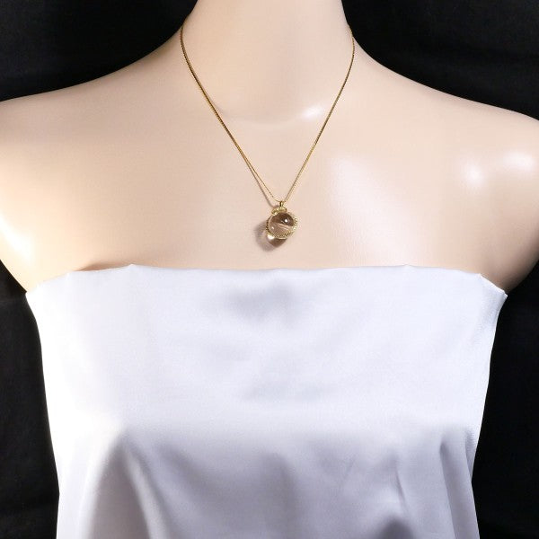 18K Yellow Gold Quartz Necklace for Women - Elegant & Durable Jewelry Gift for Birthday, Anniversary & Special Occasions