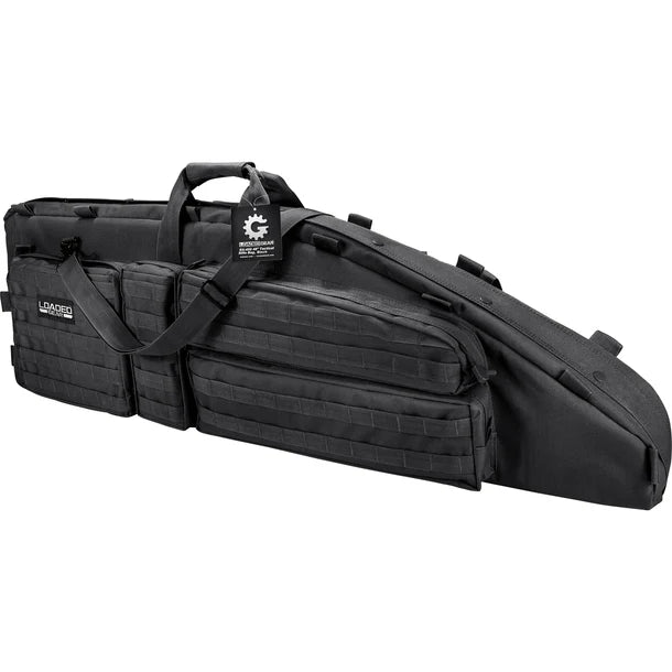 Barska BI12550 Loaded Gear 46 Tactical Rifle Bag - Black RX 600 | Durable Gun Case for Hunting, Shooting Range & Outdoor Sports | Military-Grade Protection for Firearms & Accessories
