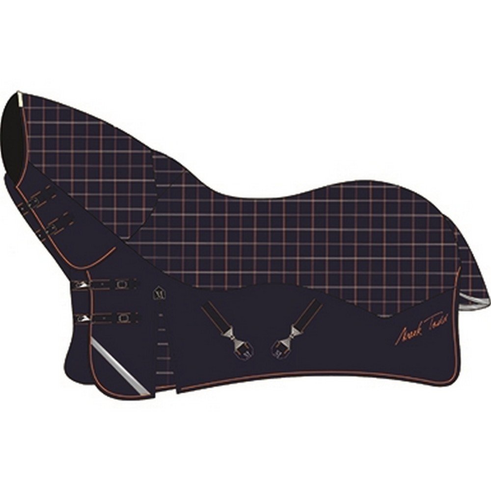 Mark Todd Medium Weight Combo Turnout Blanket for Horses - Waterproof & Breathable Stable Rug for Winter & Fall Riding - Ideal for Stable, Trail & Show Use