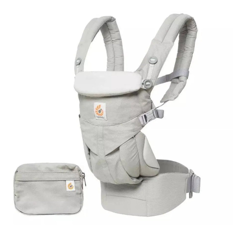 Omni 360 Baby Carrier - Ergonomic Hands-Free Infant Carrier for Newborn to Toddler (Pearl Gray) - Perfect for Hiking, Travel & Everyday Use