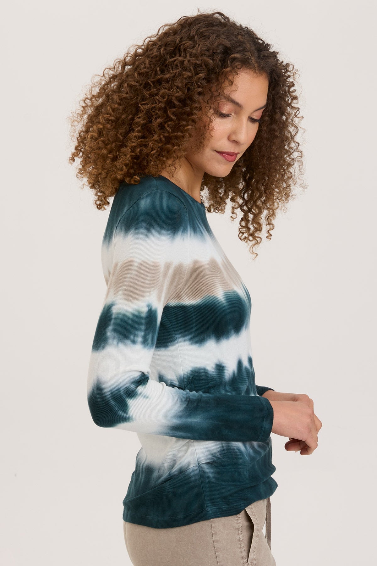 Edie Women's Long Sleeve T-Shirt - Soft Cotton Casual Top for Everyday Wear | Perfect for Work, Lounge & Layering