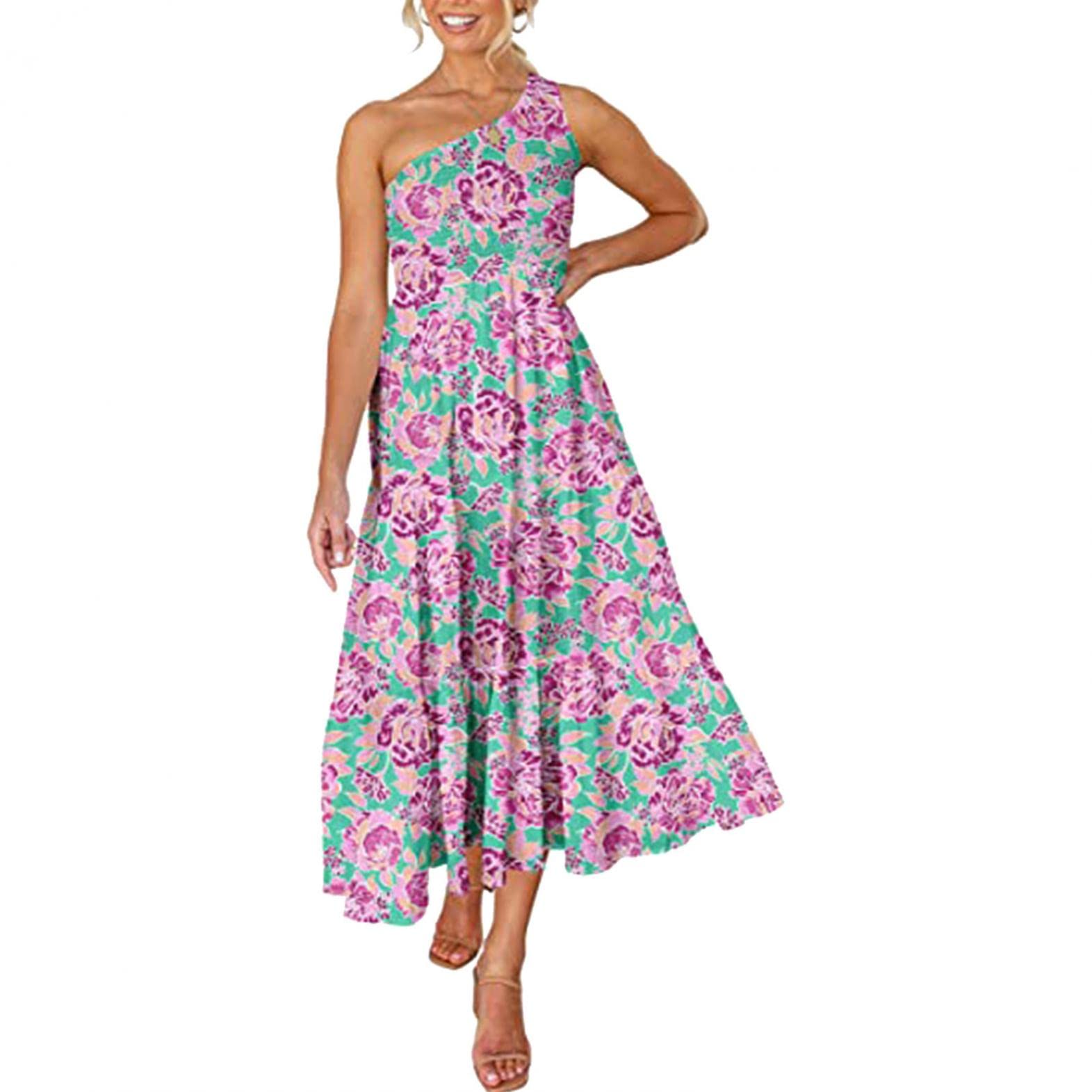 Women's Sexy Sleeveless Casual Summer Maxi Dress for Beach Party, Vacation, and Outdoor Events