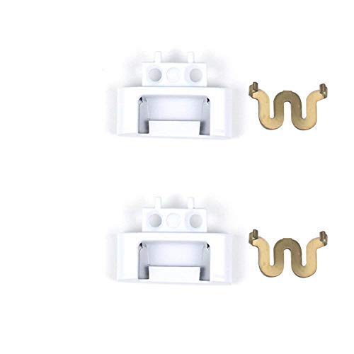 Beats Solo3 & Solo2 Wireless Headphone Replacement Headband Hinge Clip Cover + Pin Repair Kit (White) - Durable Accessories for Headphone Maintenance & DIY Fixes - Perfect for Home, Office & Travel Use