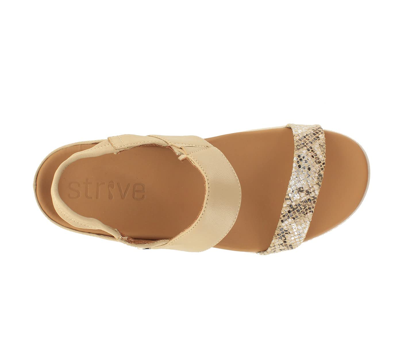 Strive Isla - Women's Comfortable Supportive Sandals for Walking, Beach & Summer Outfits | Arch Support & Cushioned Footbed | Perfect for Travel, Vacation & Casual Wear