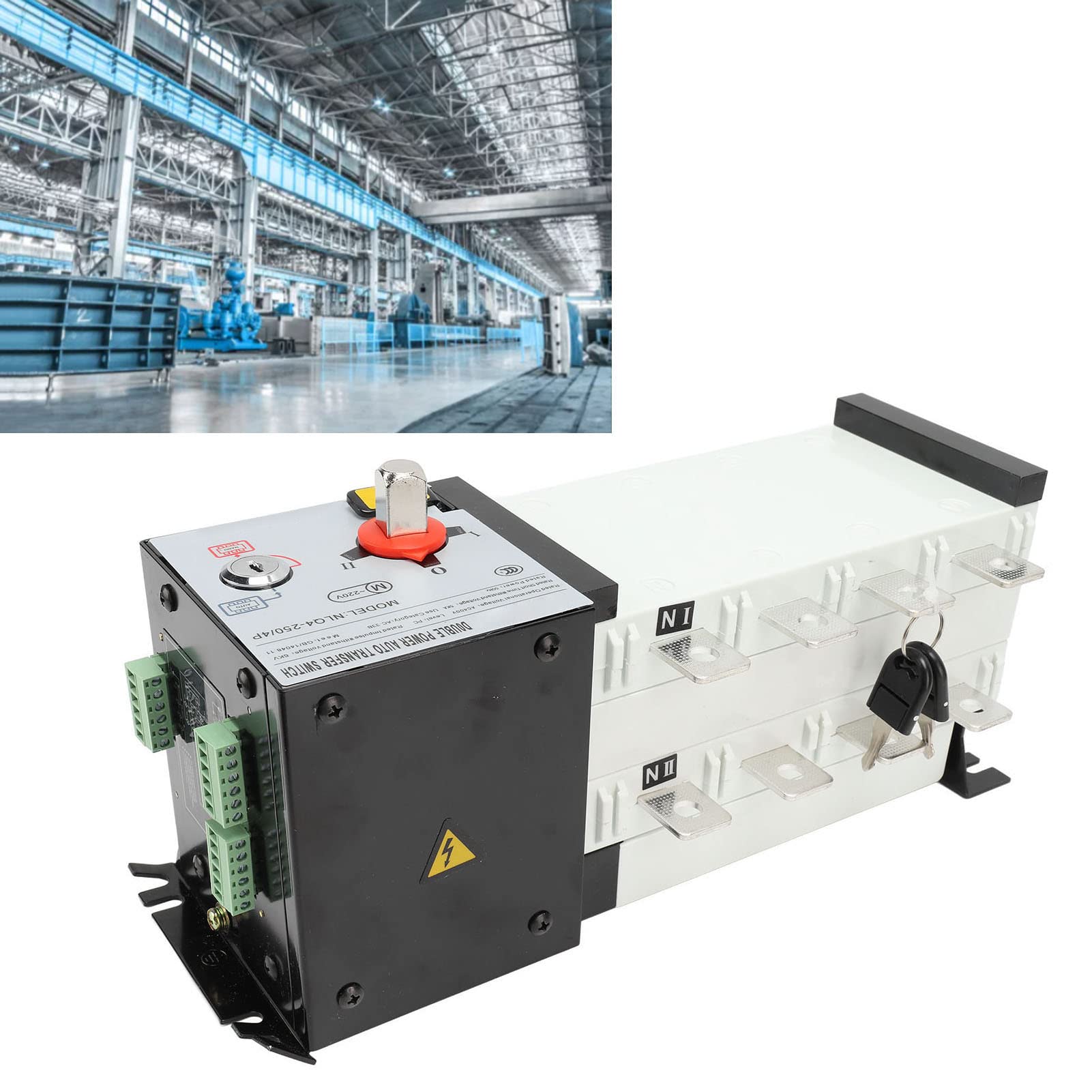 250A Automatic Transfer Switch AC400V for Home & Commercial Backup Power - Reliable Power Transfer Solution for Generators & Solar Systems