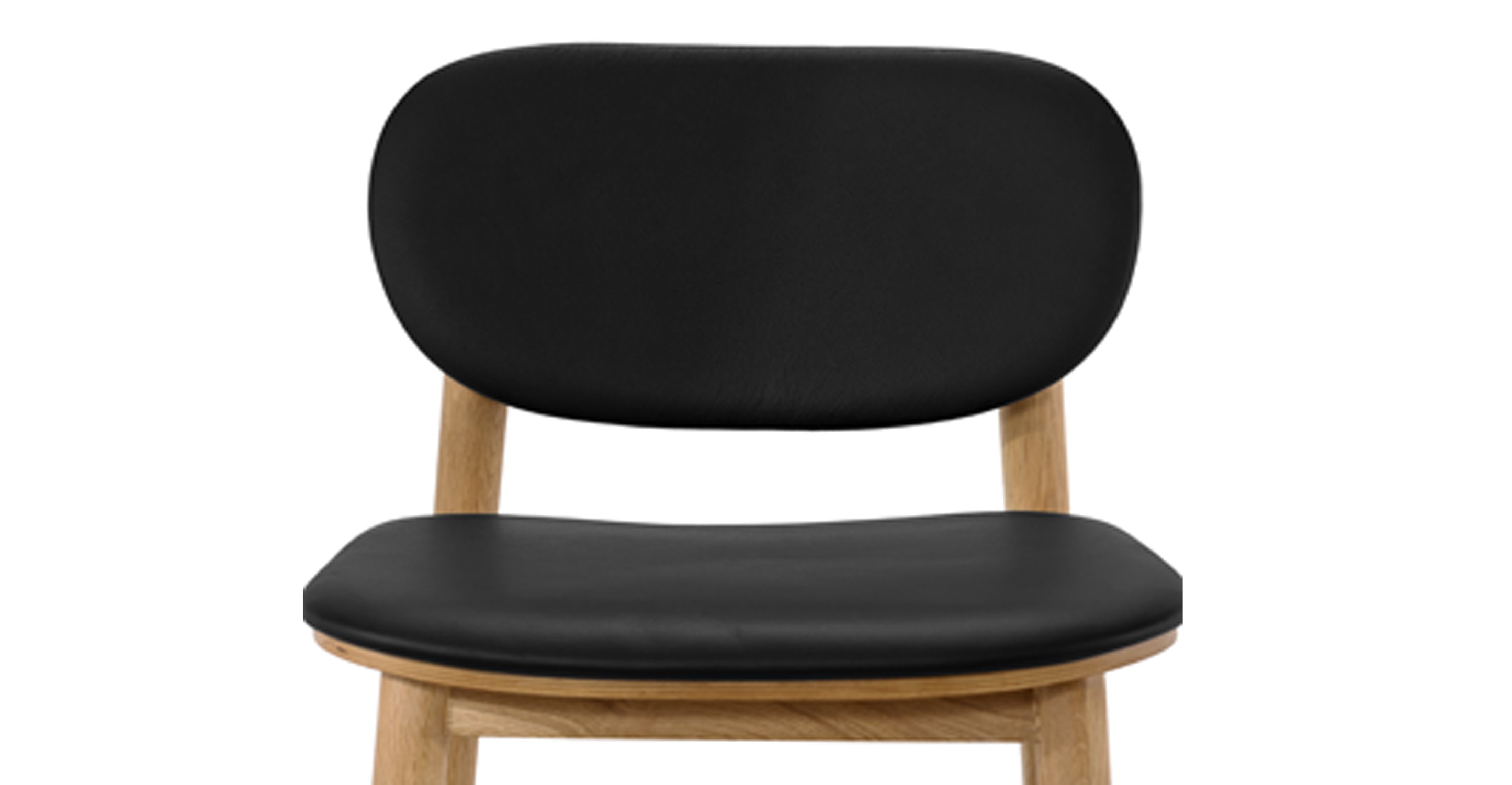 Bonato Leather Counter Stool - Modern Bar Stool with Cushioned Seat, Adjustable Height for Kitchen Island, Breakfast Bar & Home Decor