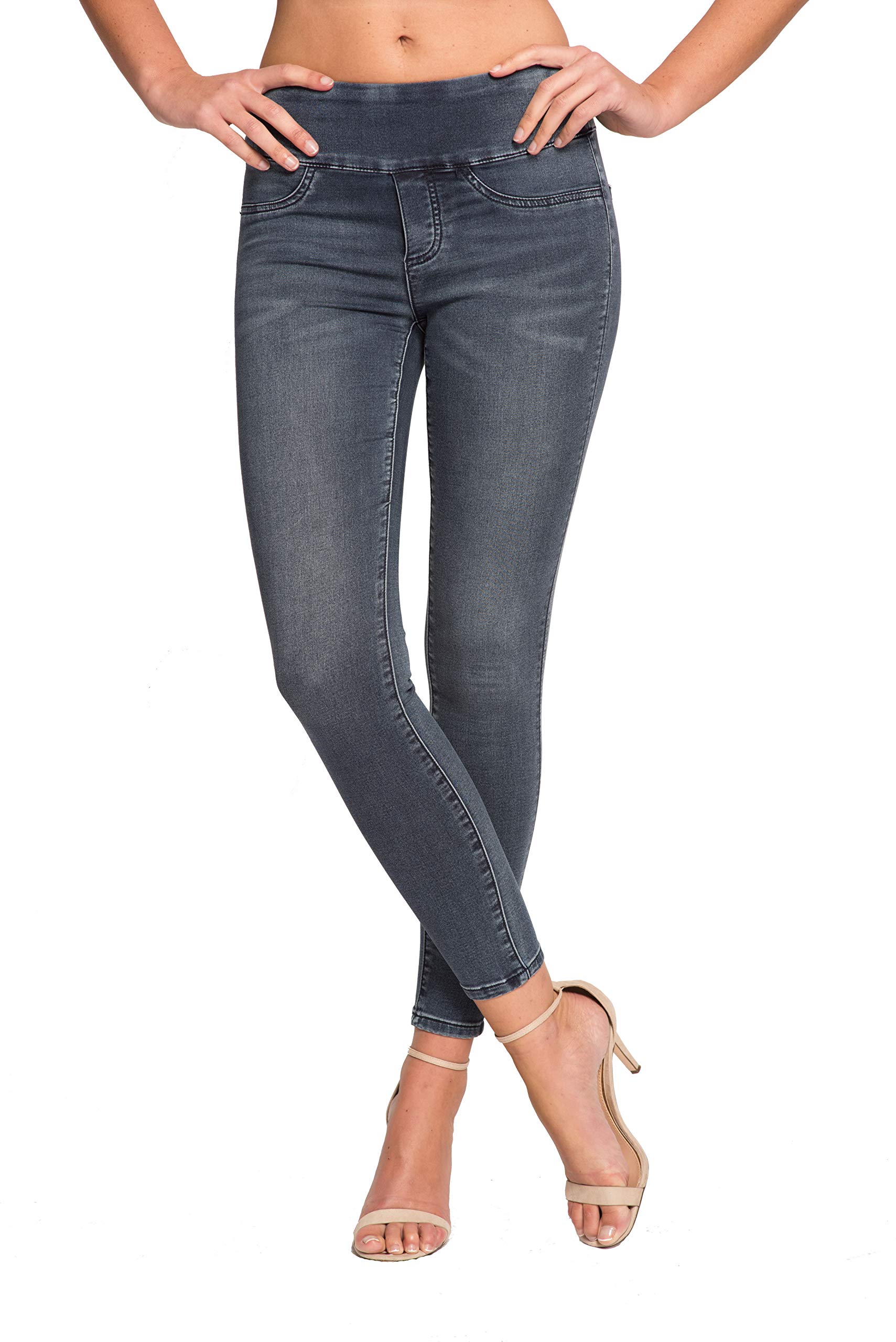 LIOR PARIS Signature Power Stretch Jane 5 Wash Skinny Jeans for Women - High Waist Slim Fit Denim Pants - Comfortable & Flattering Everyday Wear for Office, Dating & Casual Outfits