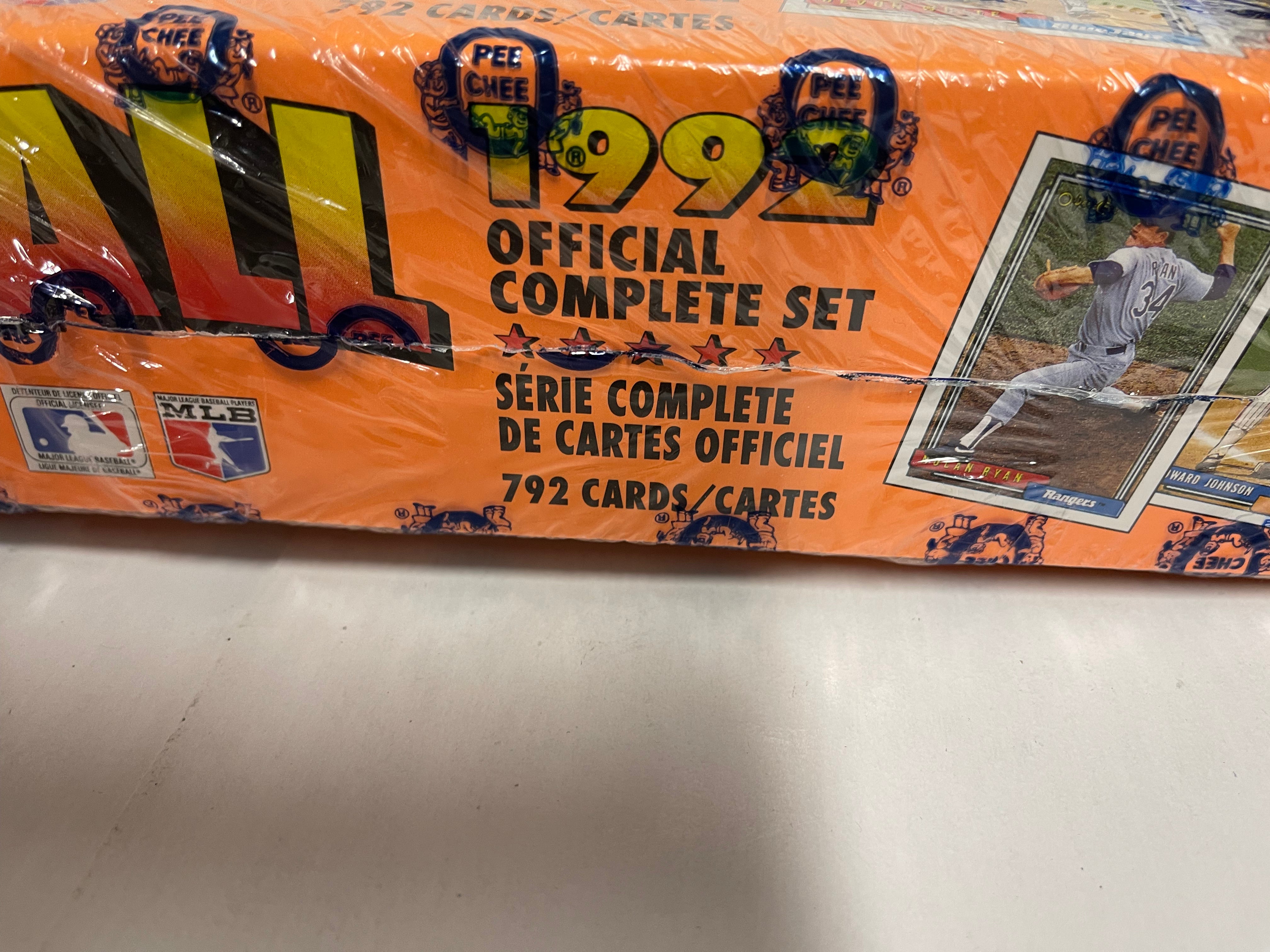 1992 OPC Baseball Rare Canadian Version - Factory Sealed Complete Set | Vintage Sports Collectibles for Display & Investment