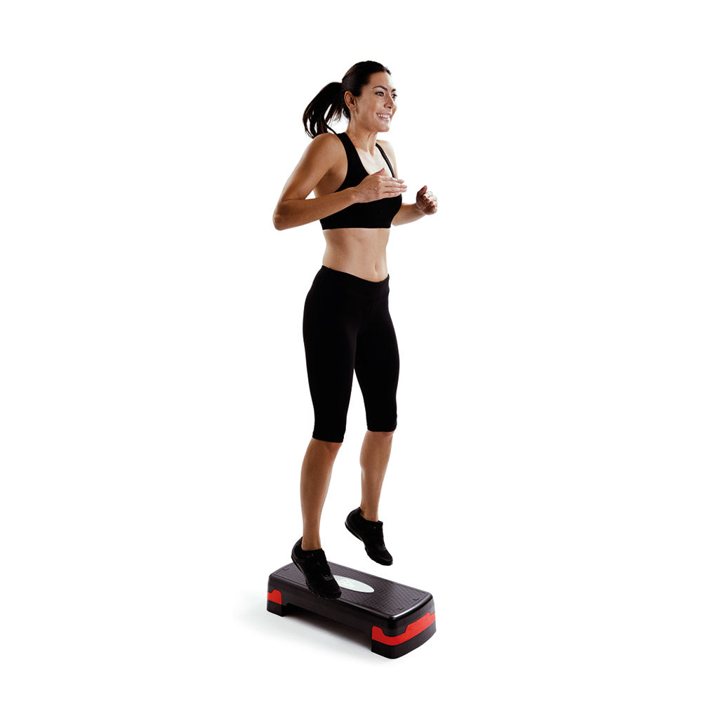 66Fit Adjustable Aerobic Step Platform - 3 Height Levels for Home Workouts, Cardio & Fitness Training - Perfect for Step Aerobics, HIIT & Strength Exercises