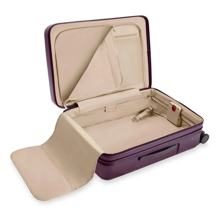 Briggs & Riley Sympatico 3.0 Medium Expandable Spinner Luggage - Lightweight Durable Carry-On Suitcase for Business Travel & Vacation - Perfect for Airplane Overhead Bin Storage