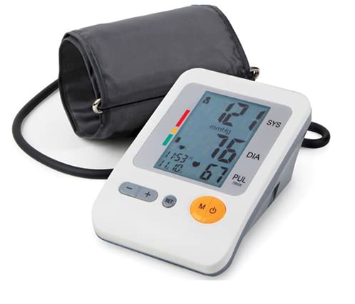 Accurate Digital Blood Pressure Monitor with Large Cuff (30-42cm) & Standard Cuff (22-36cm) - Automatic Inflation, WHO Indicator - Perfect for Home Health Monitoring & Doctor Visits