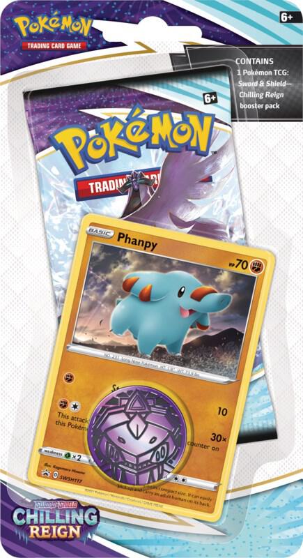 Pokémon TCG Chilling Reign Checklane Blister Pack - 3 Booster Packs + 1 Foil Card - Collectible Trading Card Game for Players & Fans | Perfect for Battles, Gifts & Display