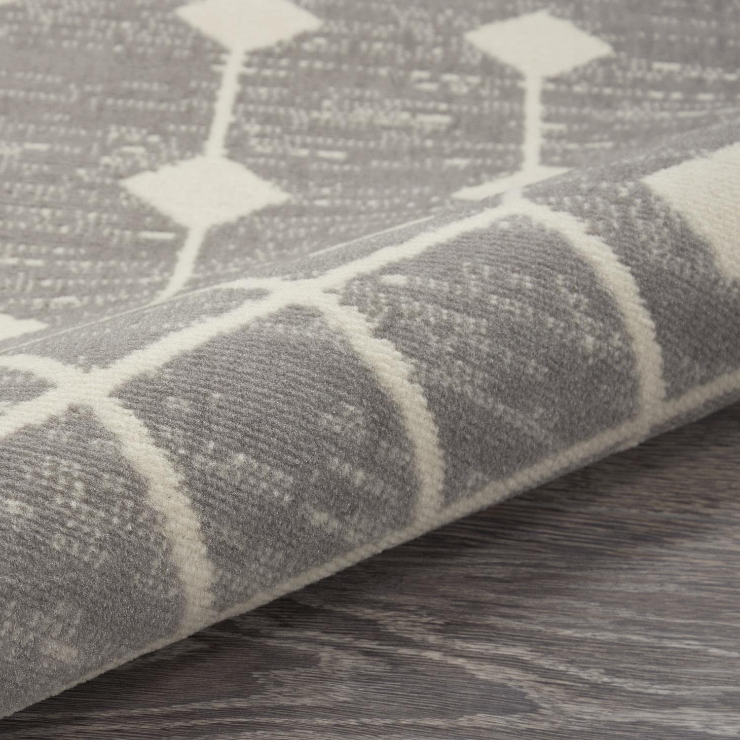 Nourison Grafix Moroccan Grey 8'6