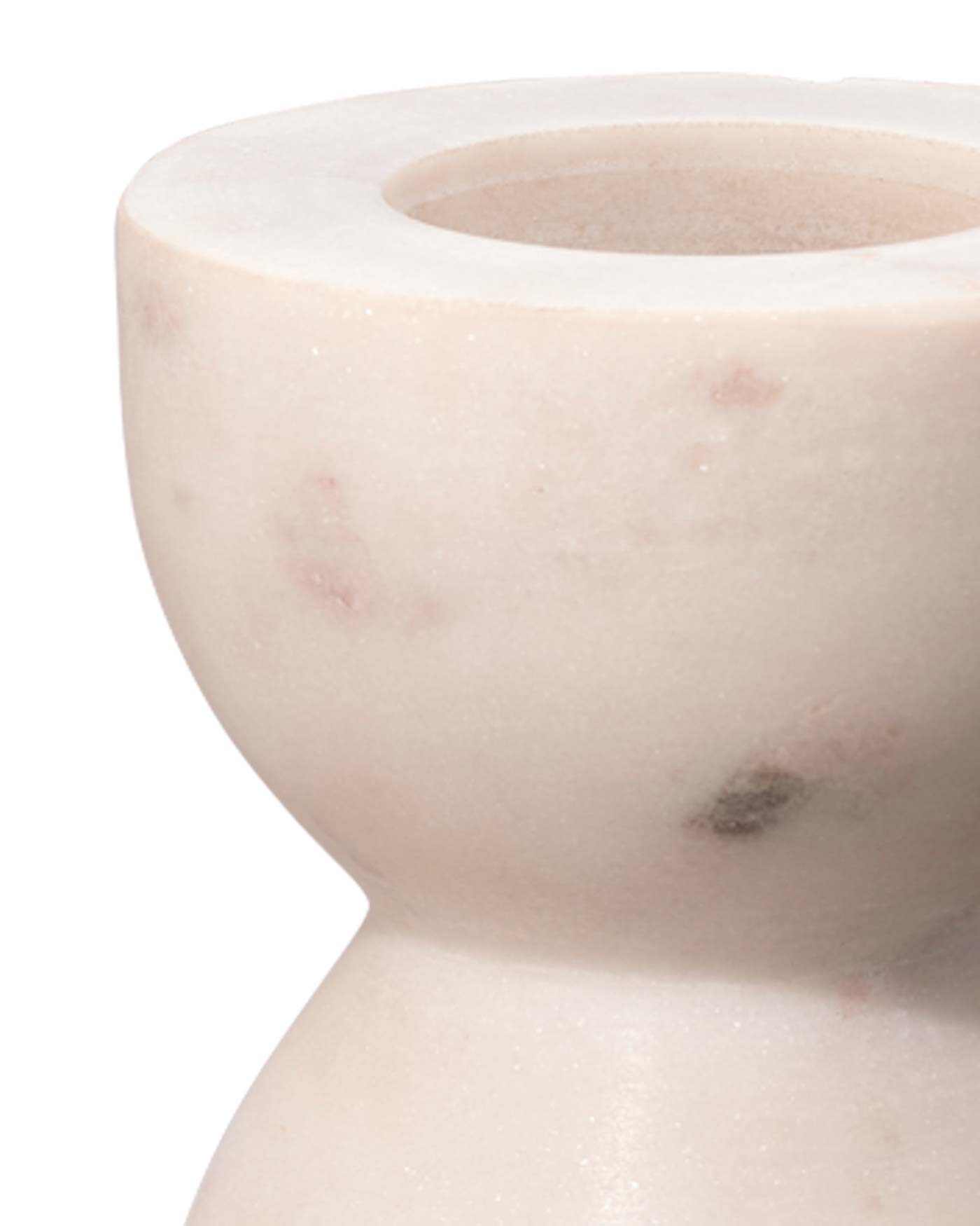 Elegant Petit Marble Candlesticks Set of 2 - Classic Home Decor for Dining Table, Wedding Centerpiece & Luxury Gift Idea