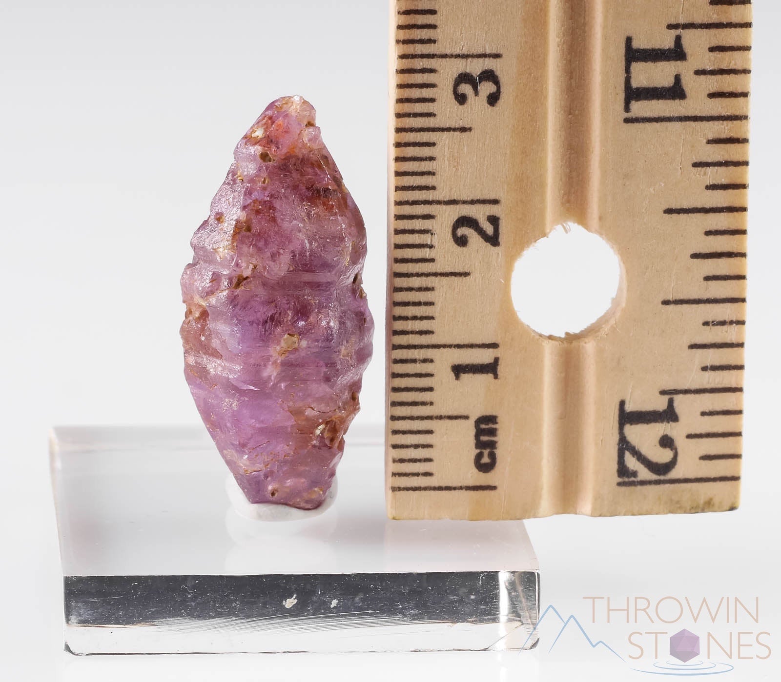 Natural Pink Raw Sapphire Crystal - Genuine Birthstone for Jewelry Making, Unique Gift for Her (37812) | Perfect for DIY Crafts, Healing Crystals & Gemstone Collections