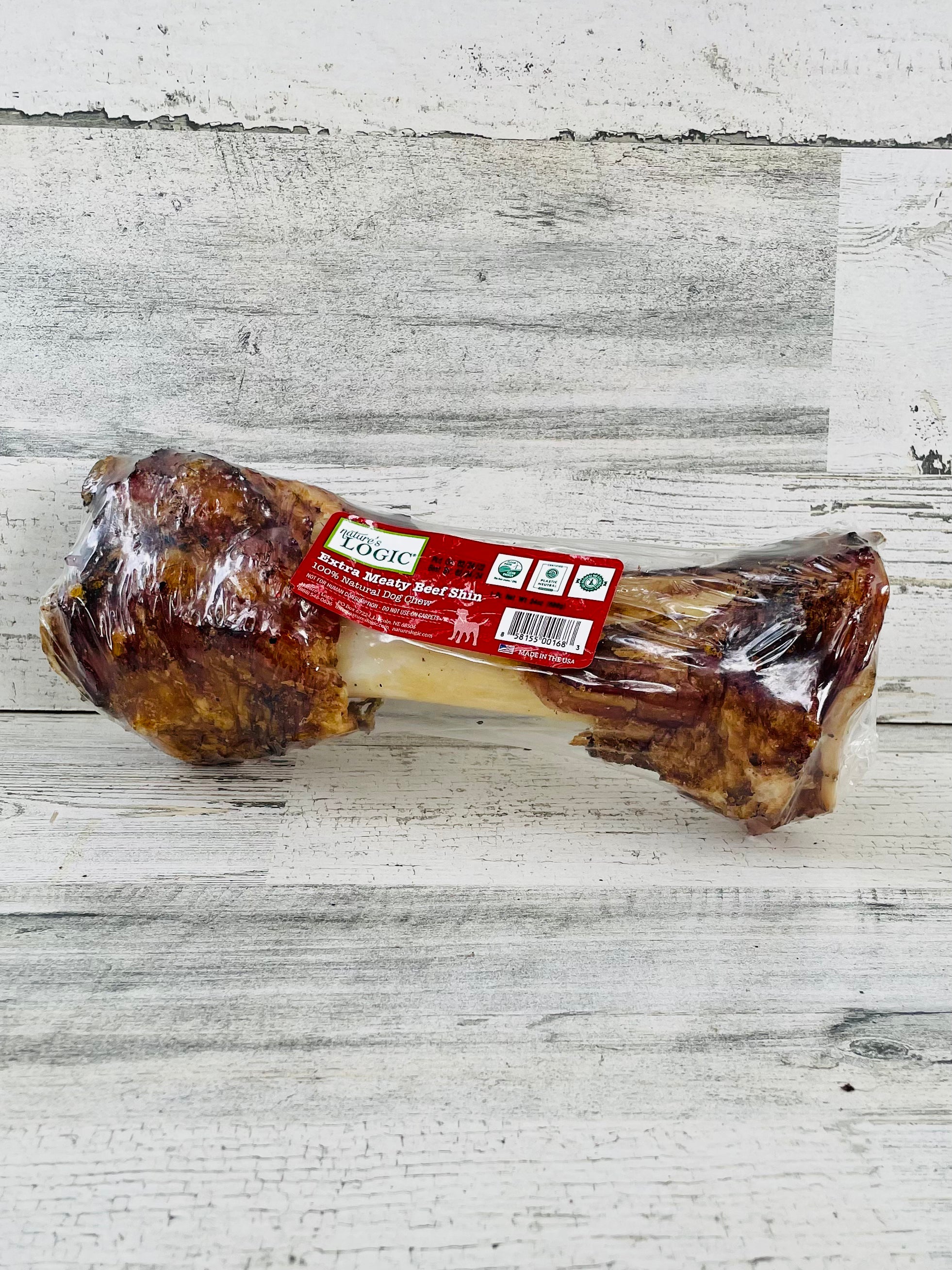 Nature's Logic Extra Meaty Beef Shin Dog Food - High Protein Grain-Free Natural Recipe for Adult Dogs - Perfect for Active Pets & Training Treats