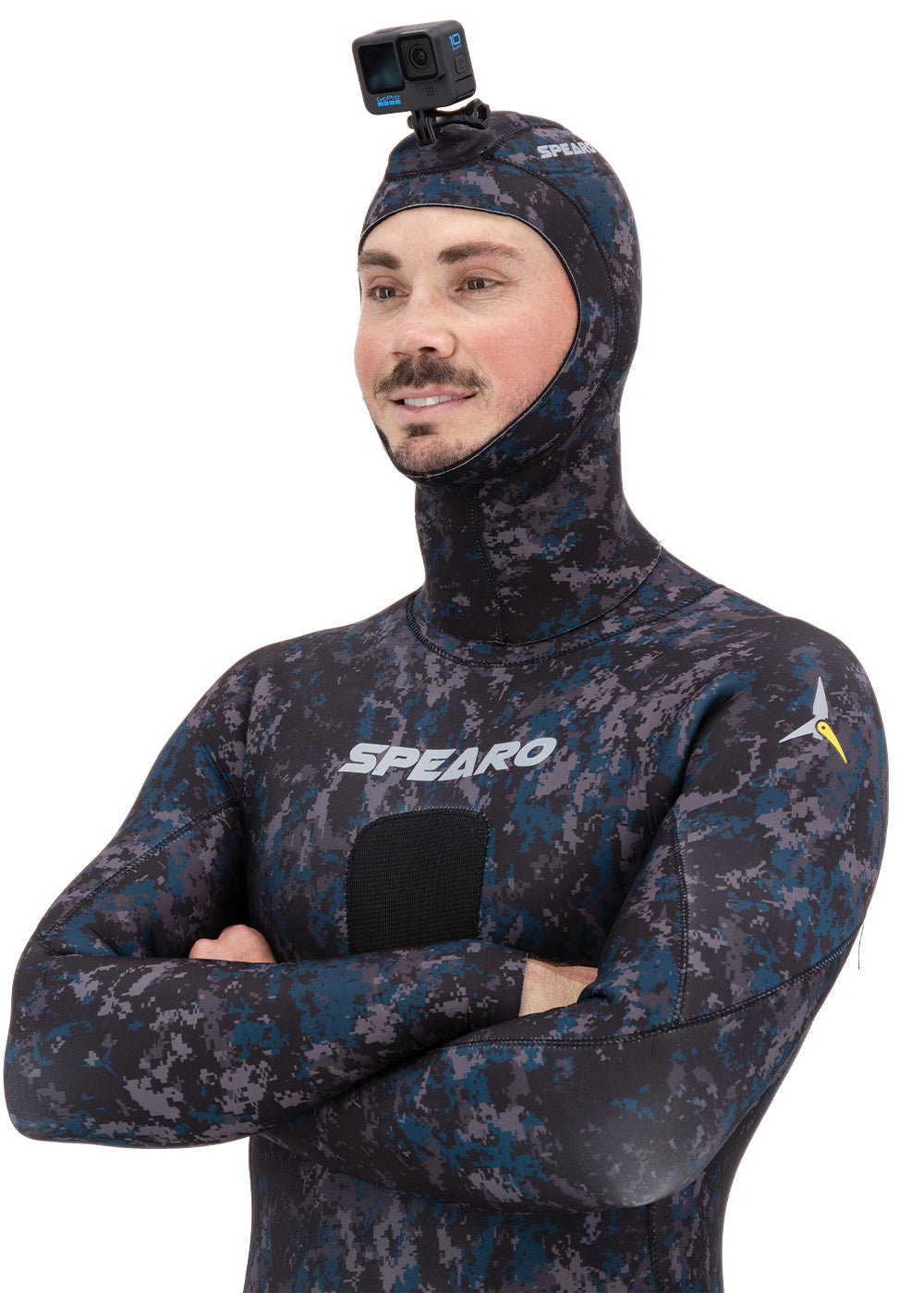 Spearo 7 Seas 3.5mm Camera Mount Hood - Waterproof Dive Housing for GoPro Hero 11/10/9/8/7 - Perfect for Scuba Diving, Snorkeling & Underwater Photography
