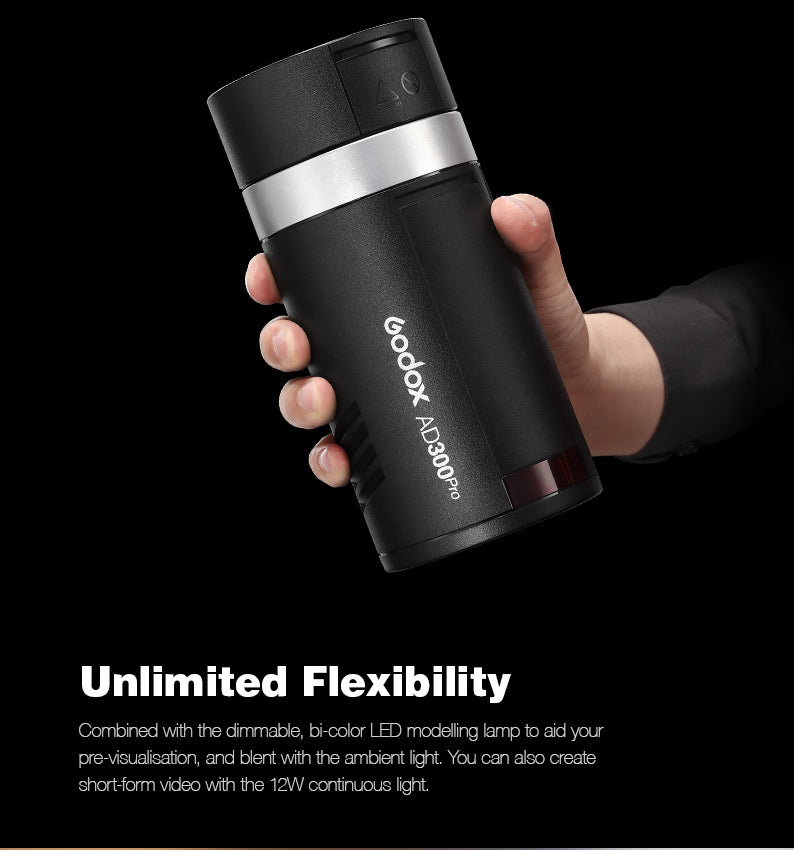 AD300Pro Flash Kit #2 with SNAP32 - Professional Studio Lighting for Portrait, Product & Fashion Photography | Perfect for E-commerce, YouTube & Content Creation