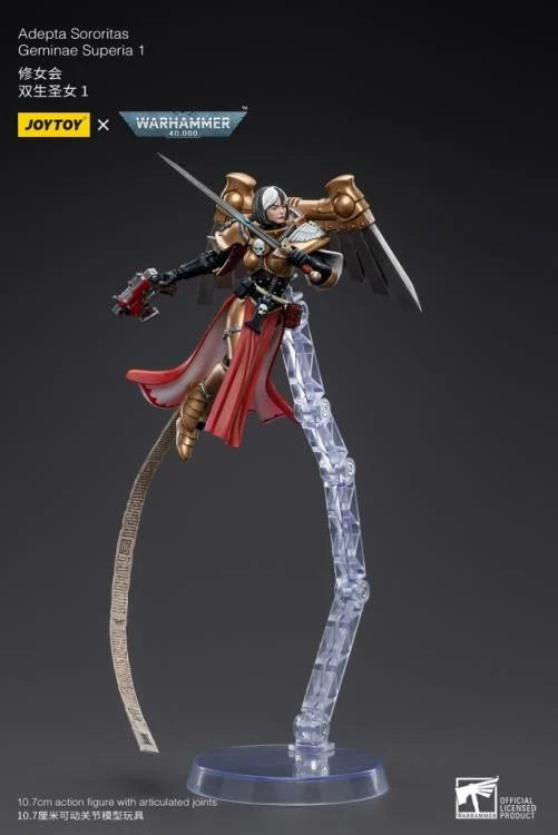 JOYTOY Warhammer 40k Adepta Sororitas Geminae Superia Action Figure - Collectible Miniature for Tabletop Gaming & Display
