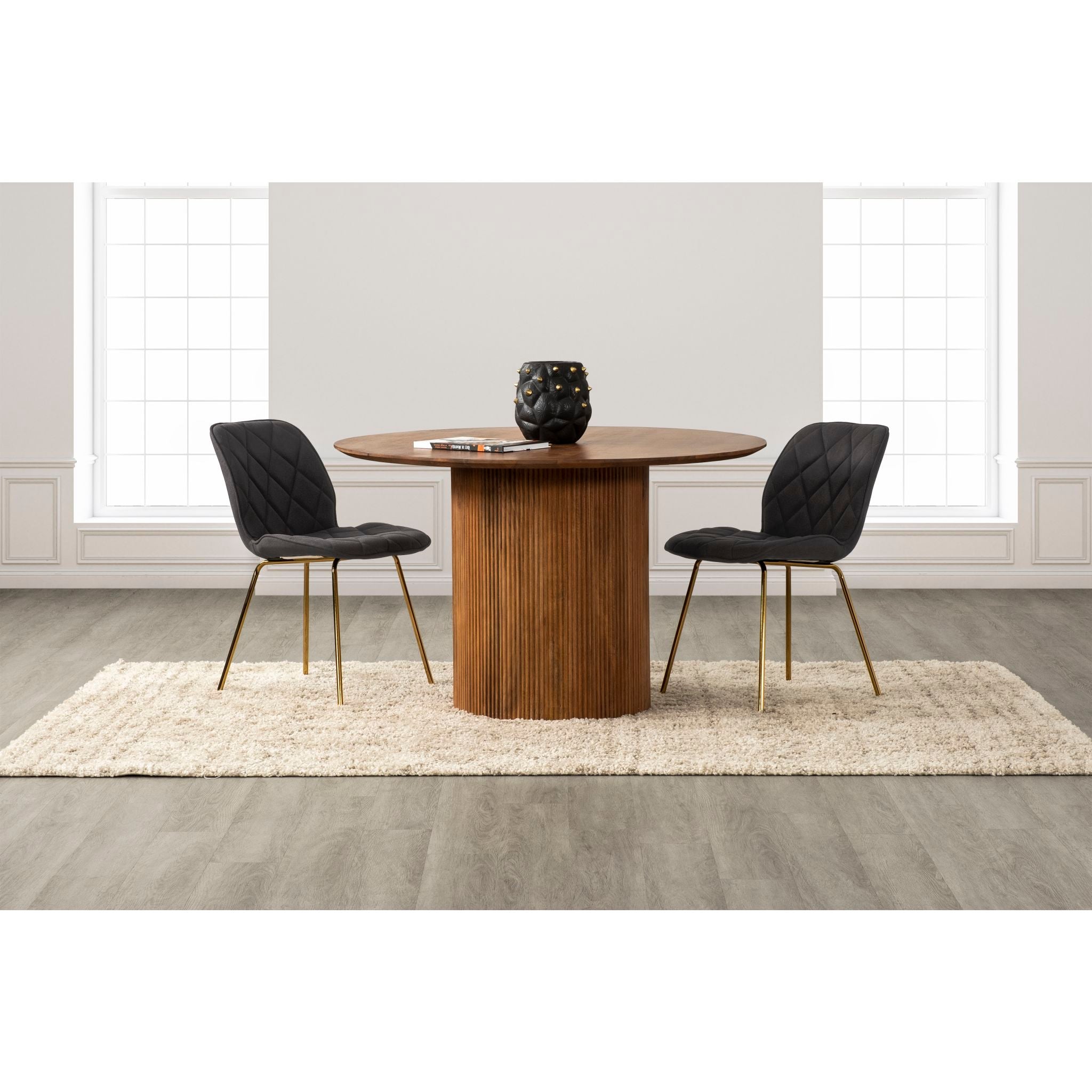 Baris Light Brown Dining Table - 82