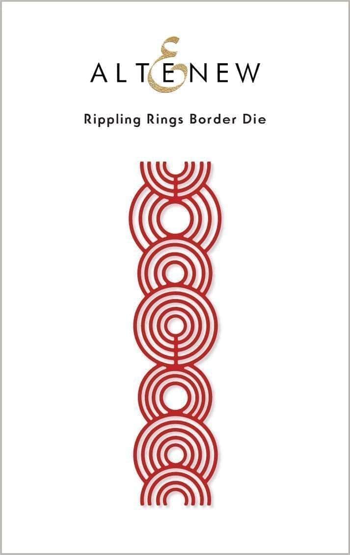 Rippling Rings Border Die - Scrapbooking & Card Making Decorative Edge Punch for DIY Crafts & Paper Projects