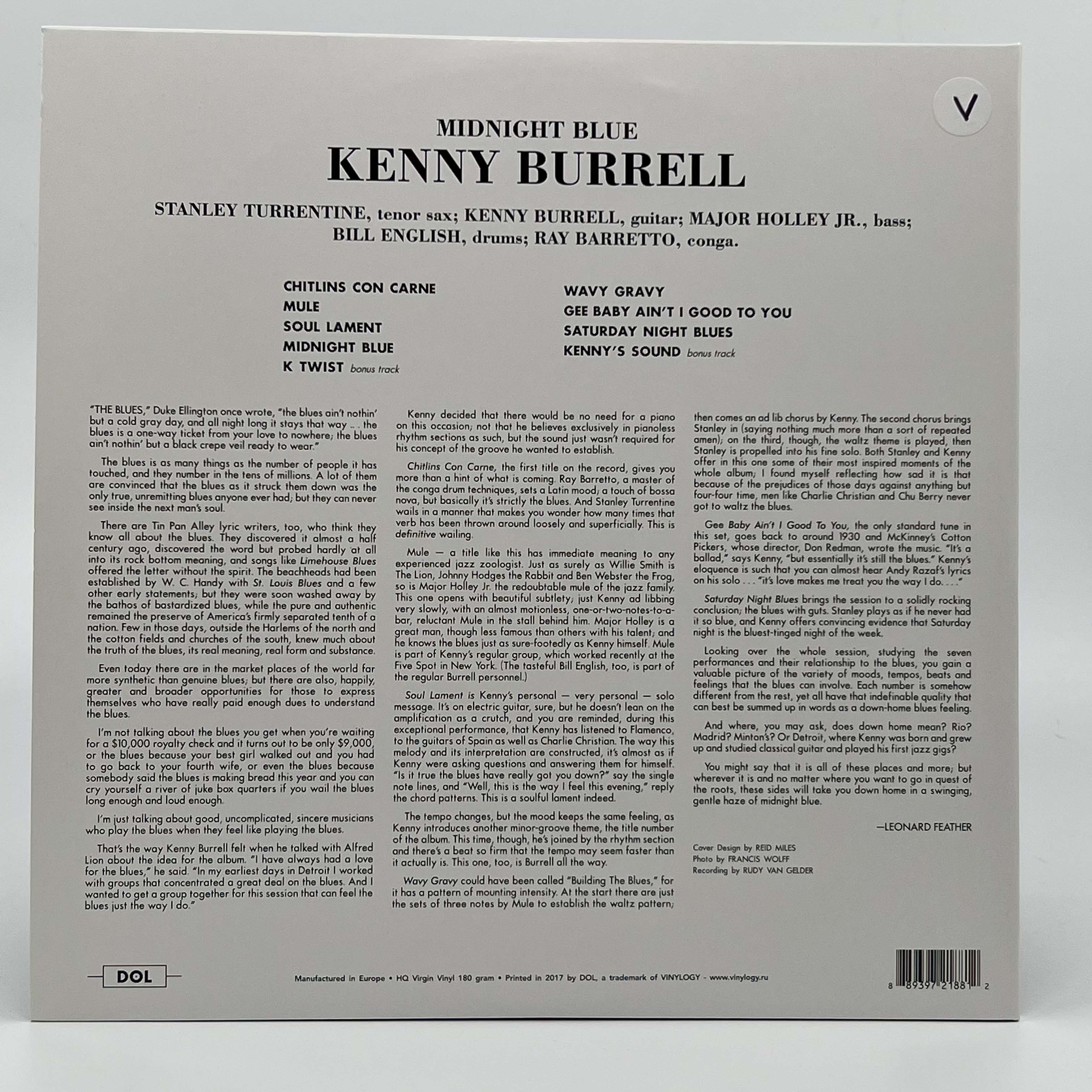 Kenny Burrell Jazz Guitar Music Album - Classic Jazz & Blues Vinyl Record for Jazz Lovers & Collectors - Perfect for Relaxing Evenings & Music Enthusiasts
