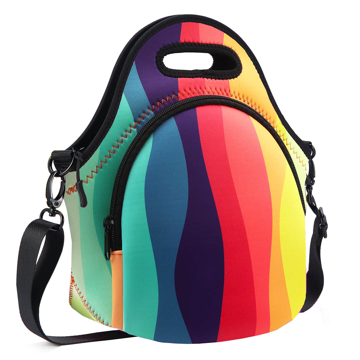 Neoprene Lunch Bags for Kids, Women & Men - Lightweight, Foldable & Reusable Lunch Box for School, Work & Picnic - Perfect Back to School Gift for Students & Office Workers - Ideal for Daily Use, Outdoor Activities & Meal Prep