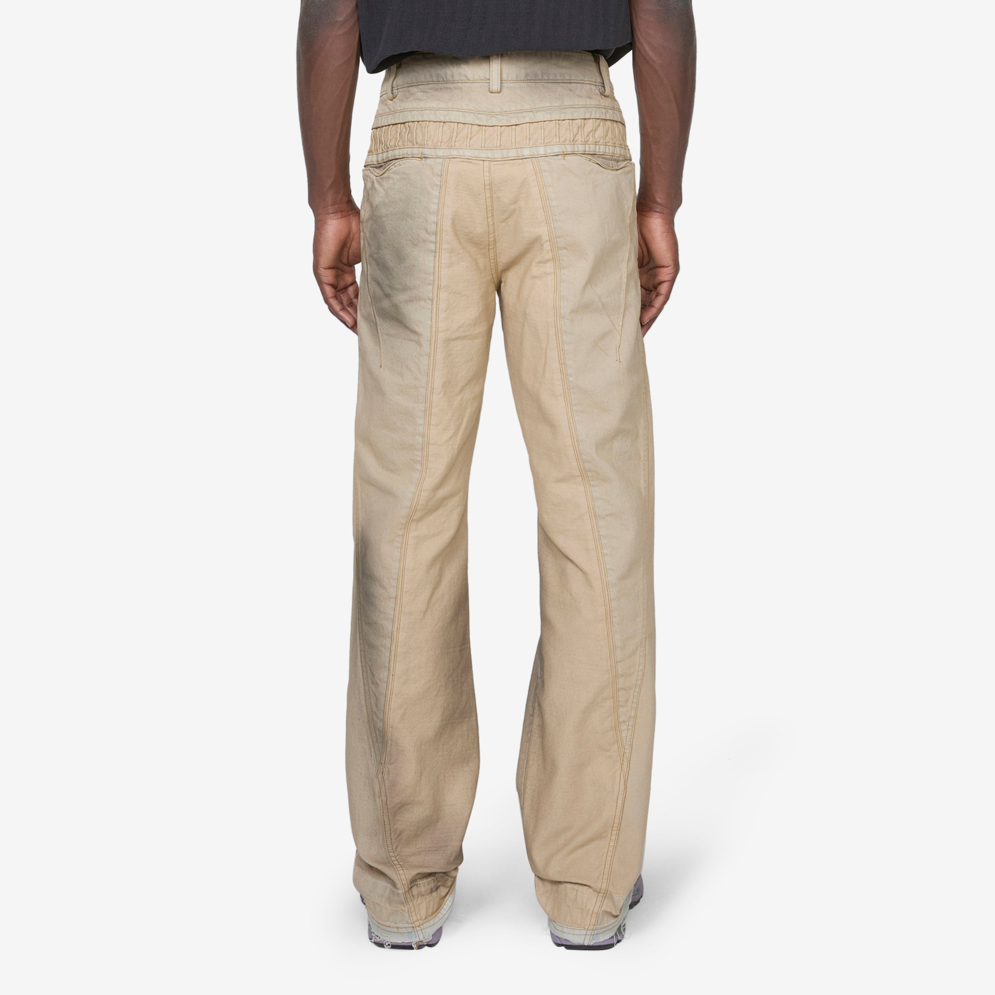 Ep.6 06 Sand Beige Casual Trousers for Men - Perfect for Office, Travel and Everyday Wear