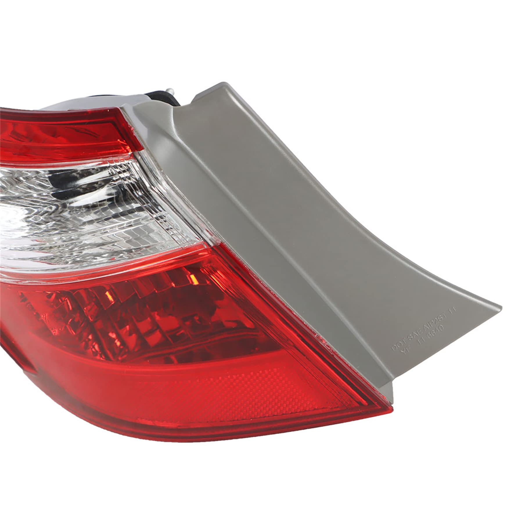 2014-2016 Toyota Corolla Clear Lens Tail Lights Pair - Red Brake Lamp Replacement (Driver+Passenger Side) - Perfect for Night Driving & Enhanced Vehicle Safety