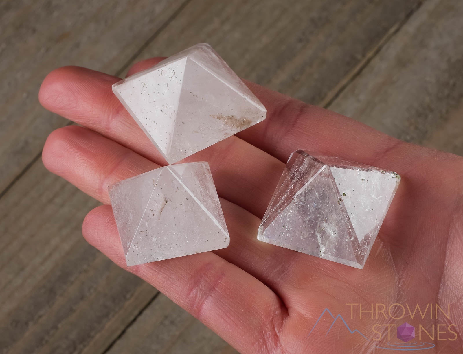 Clear Quartz Crystal Pyramid for Meditation & Healing | Sacred Geometry Metaphysical Stone | Spiritual Decor & Energy Balancing | Perfect for Home, Office & Yoga Spaces