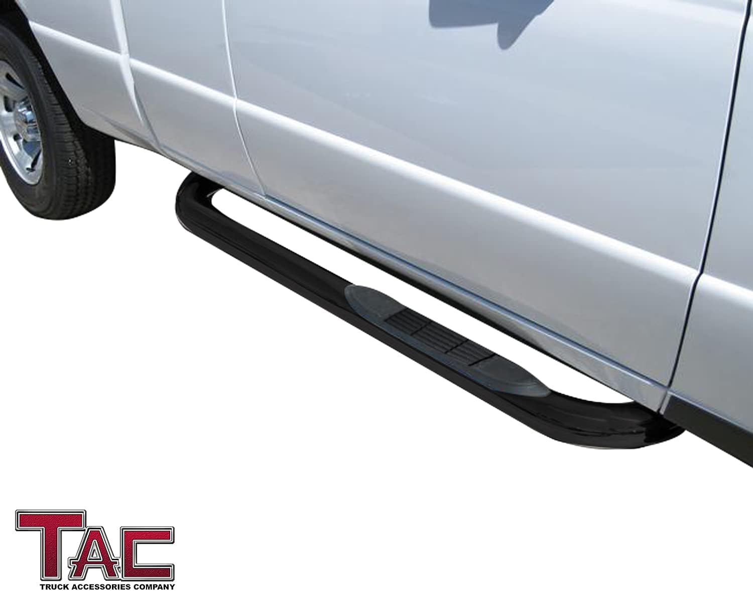 Ford Ranger Side Steps - Black Nerf Bars for 1998-2011 Models | Off-Road Running Boards