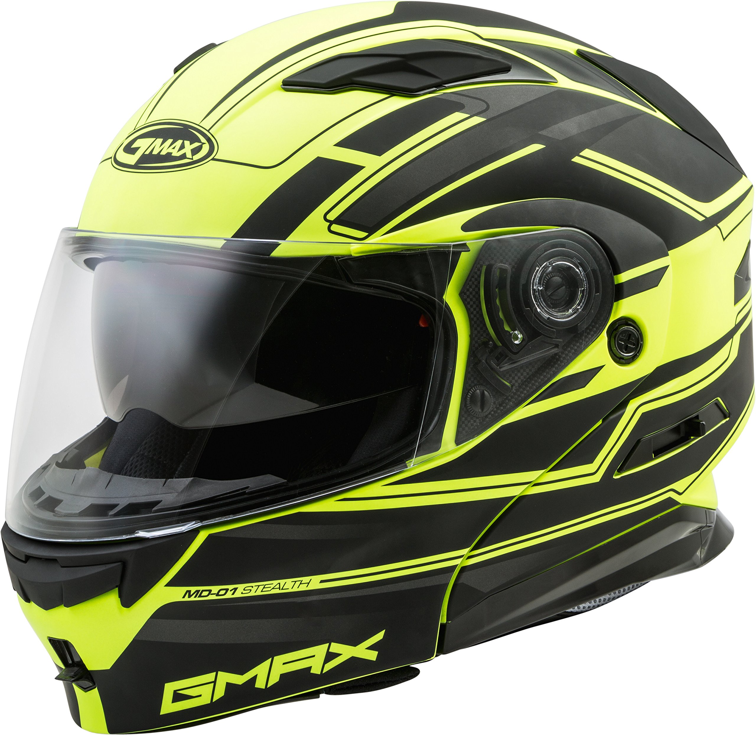 Gmax G1011684 Full Face Motorcycle Helmet - DOT Approved for Safety - Comfortable & Lightweight for Long Rides - Perfect for Street Biking & Cruising
