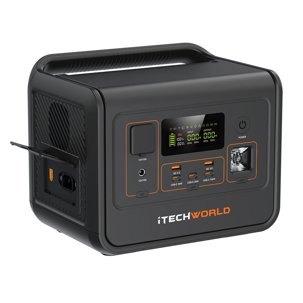 PS800 Portable Lithium Power Station - 800W 40Ah Solar Generator for Camping, RV, Emergency Backup & Outdoor Adventures
