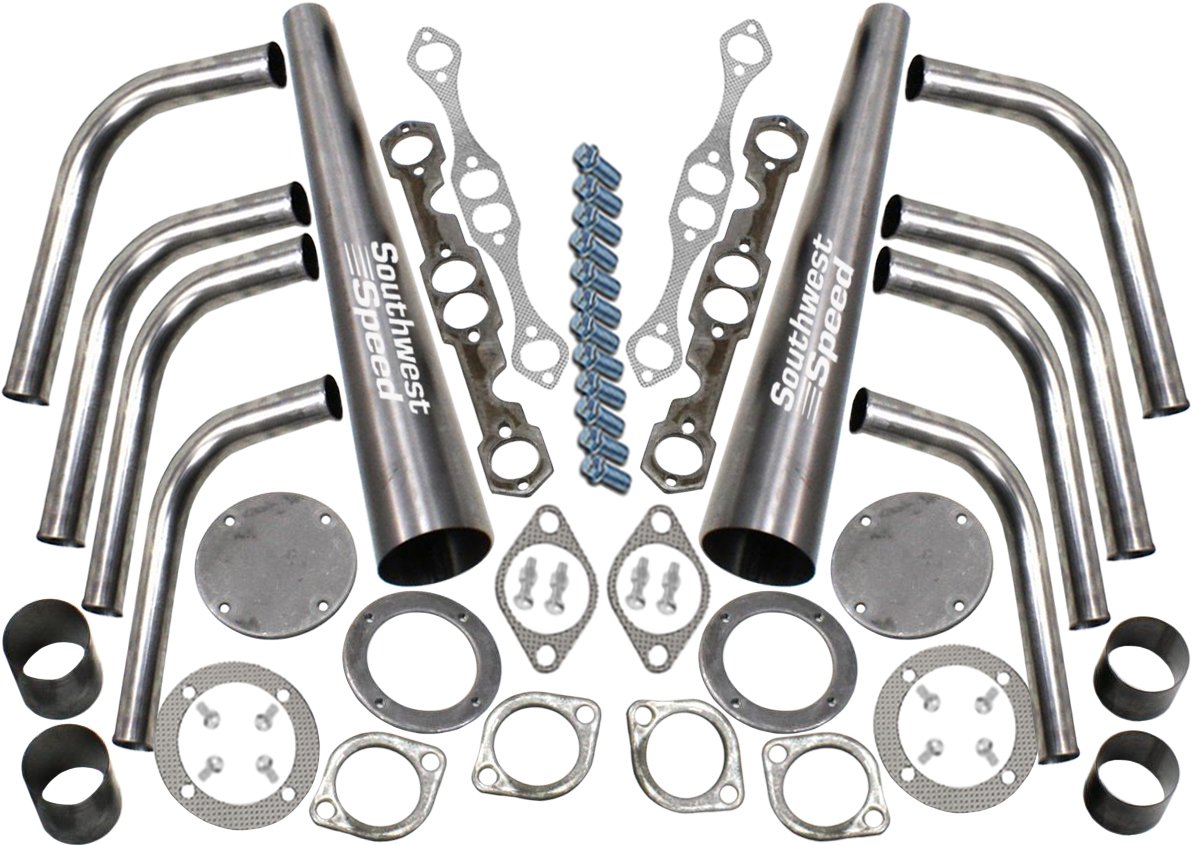 NEW Southwest Speed Weld-Together Lake Style Header Kit with 4