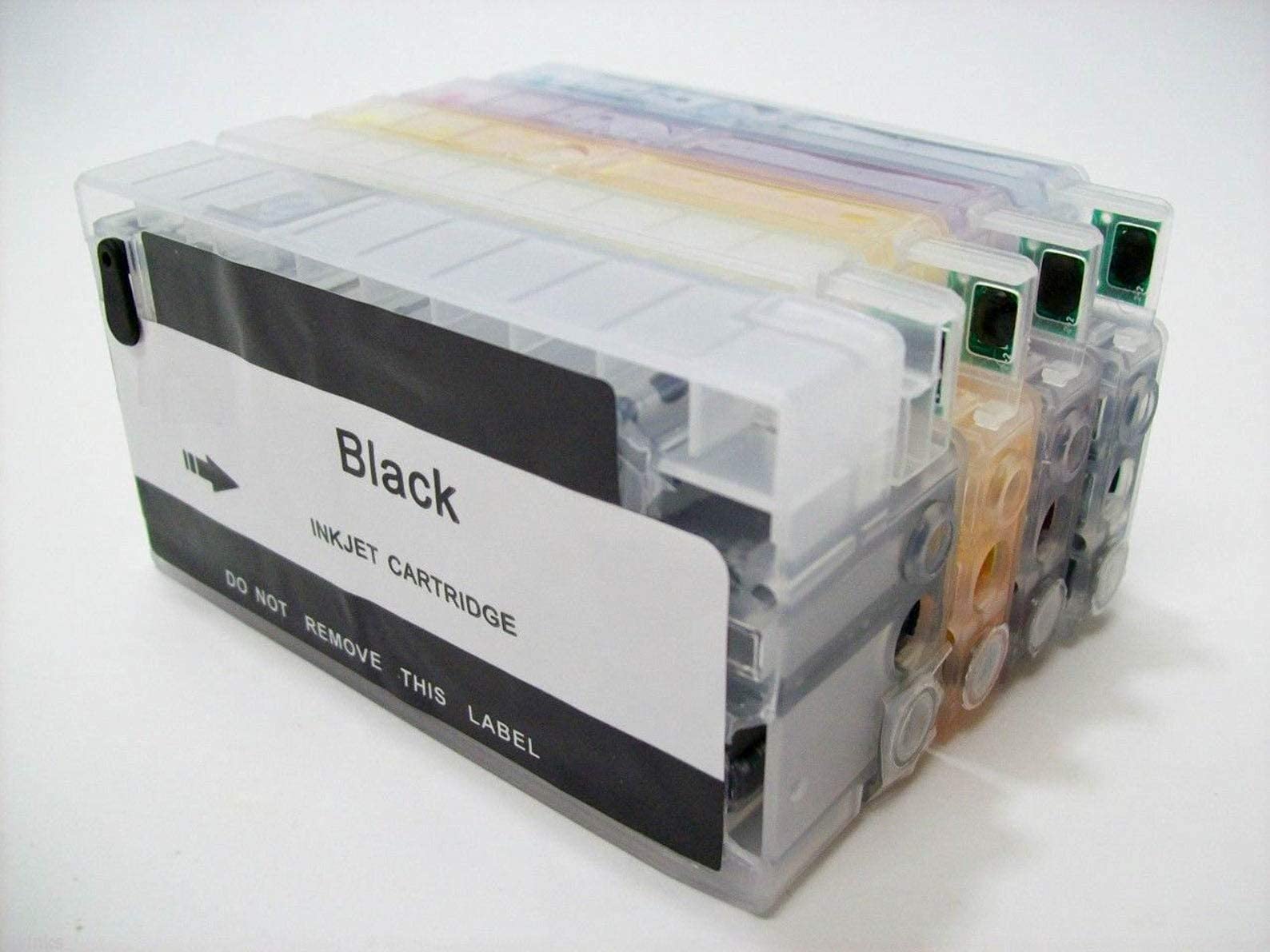 HP 711 & DesignJet T120/T520 Series Prefilled Refillable Dye Ink Cartridges - High-Quality Printer Ink for CAD Drawings, Architectural Plans & Large Format Printing
