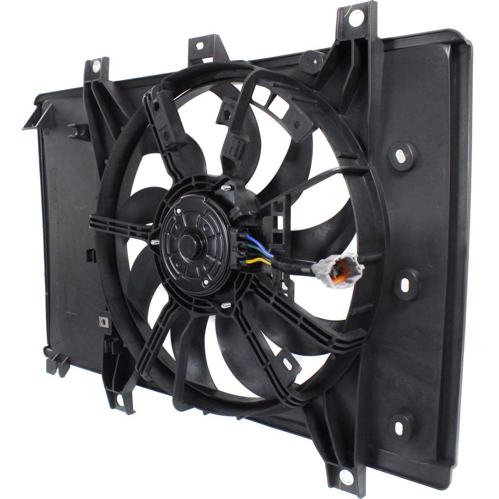 2016-2018 Toyota Yaris Sedan AC Radiator Fan Assembly Replacement Part TO3115190 | 16360-WB001 - Perfect for Cooling System Repair & Maintenance