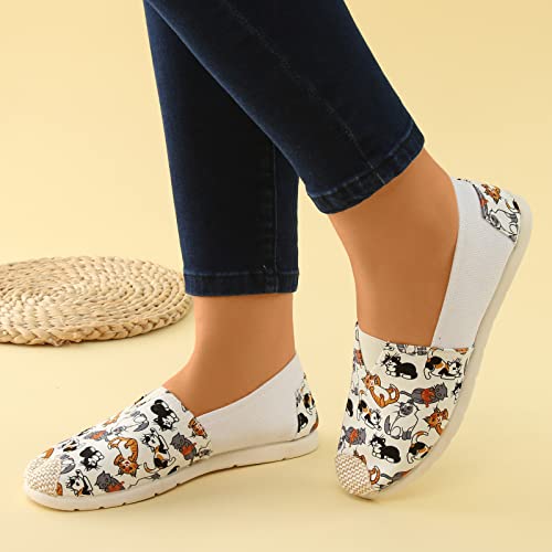 Women's Casual Linen Soft Sole Cloth Shoes - Breathable Non-Slip Comfortable Walking Shoes for Women | Perfect for Daily Wear, Office, Travel & Summer Outfits