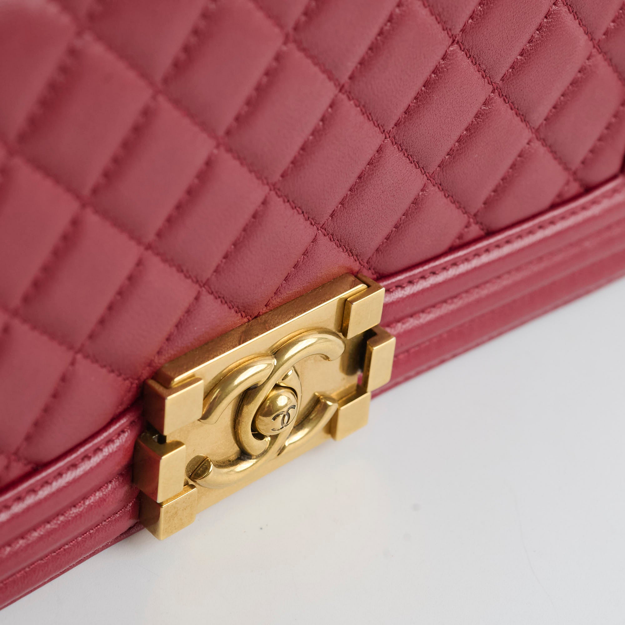 Chanel Old Medium Lambskin Leather Red Series 19 Flap Bag - Luxury Designer Handbag for Women, Perfect for Parties & Evening Events