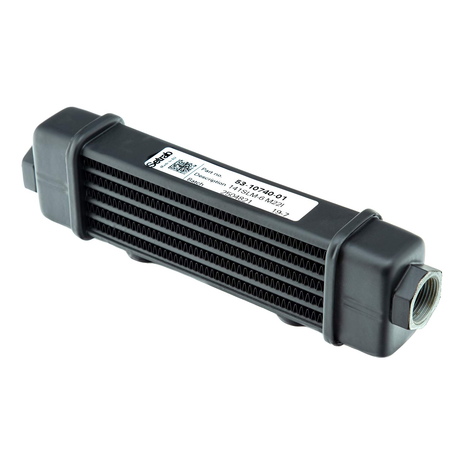 ProLine SLM Range Oil Cooler 141mm HDR-to-HDR, 6 Row, M22 Ports - High Performance Cooling for Heavy-Duty Trucks & Off-Road Vehicles