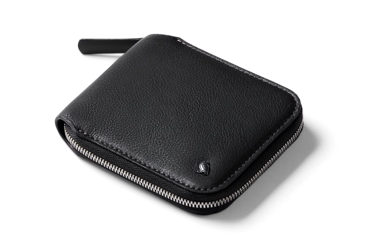 Bellroy Zip Wallet - Premium Leather RFID Blocking Wallet with Secure Coin Pouch | Slim Bifold Wallet for Men & Women | Perfect for Travel, Business & Everyday Carry
