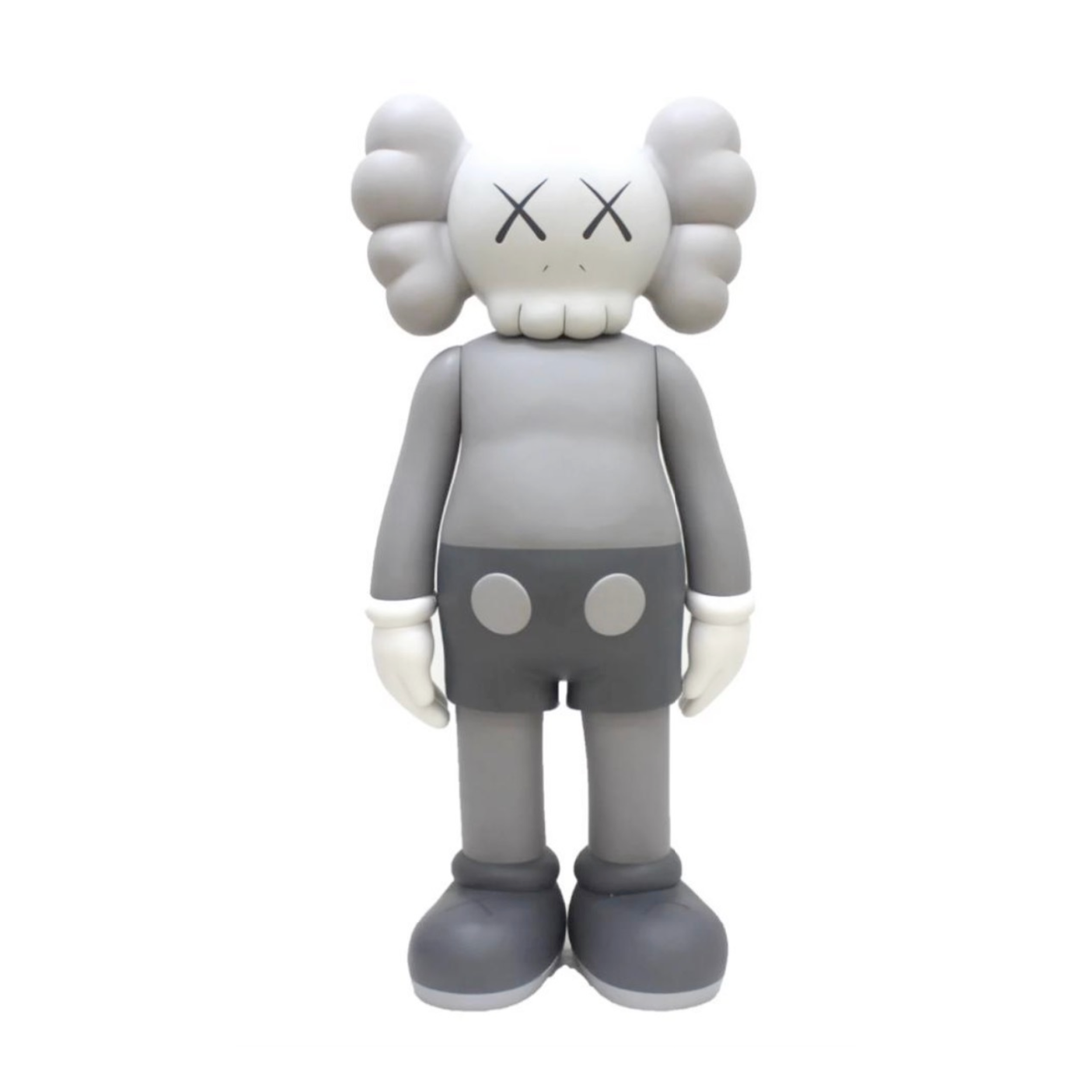 KAWS Four Foot Companion Grey Plush Toy - Limited Edition Collectible Art Figure for Home Decor & Gift Giving