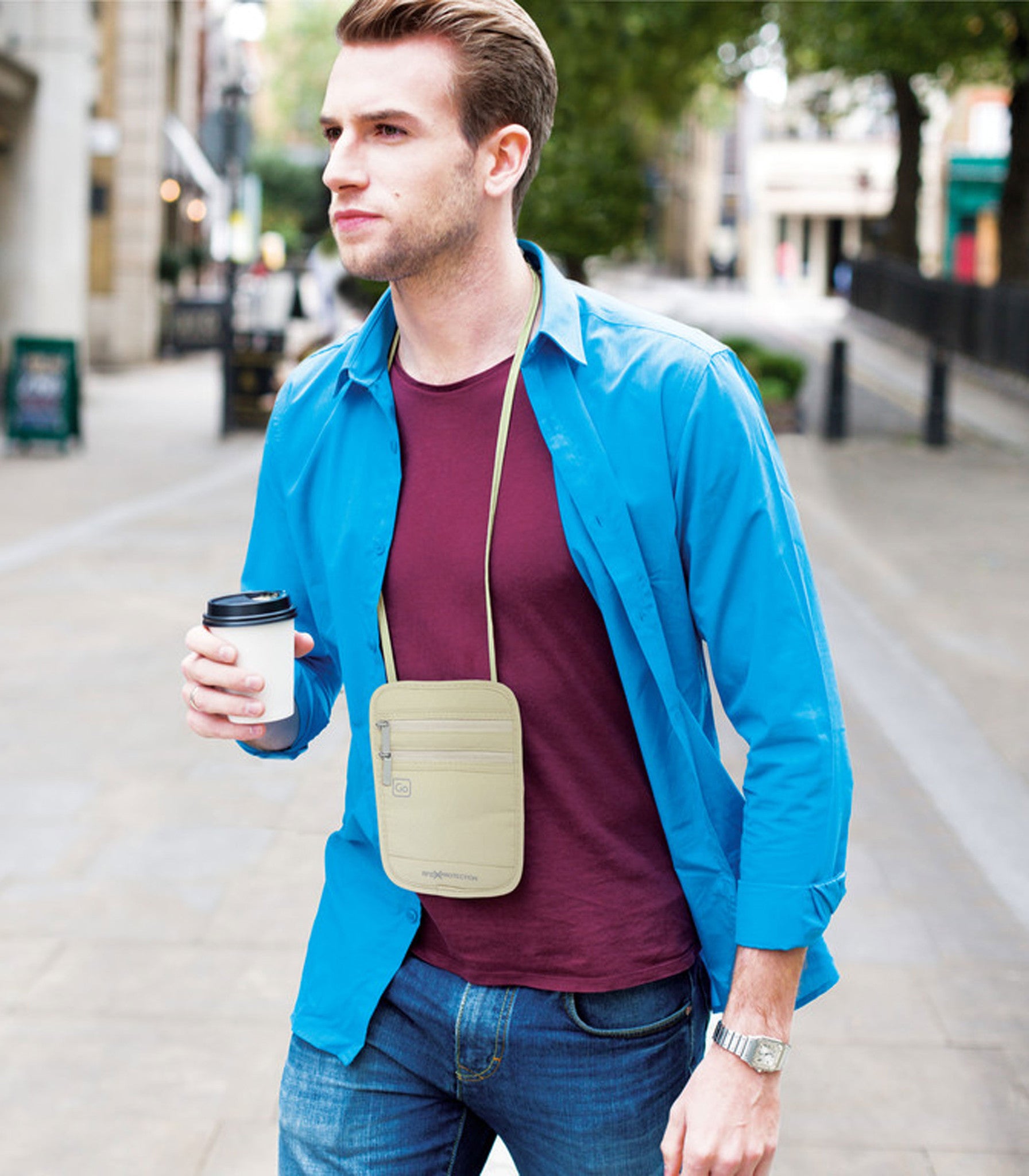 RFID Blocking Travel Passport Holder - Secure & Slim Wallet for Passport, Credit Cards & Cash - Perfect for Airports, Vacations & International Travel